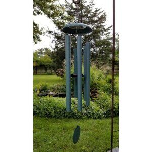 44 inch Patina Green Wind Chime for Patio, Backyard, Garden, and Outdoor Decor